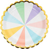 9 in. Pastel Celebrations Scalloped Lunch Plates 8 ct. 