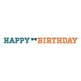 HIPSTER BIRTHDAY BANNER 1 CT