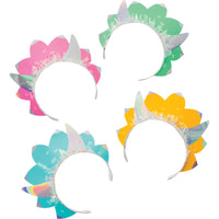 GIRL DINO IRIDESCENT PARTY TIARA 8 CT