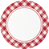 Classic Gingham Lunch Paper Plates 8 ct.