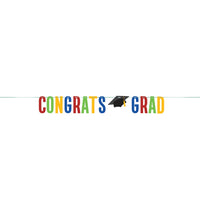 Colorful Grad Shaped Banner 1 ct.