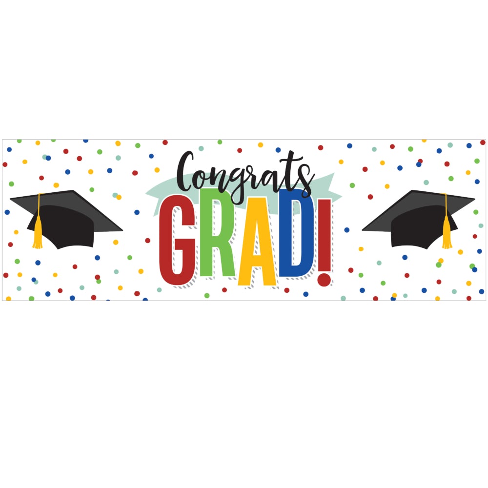 Colorful Grad Giant Banner 1 ct.