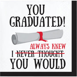 Graduation Fun You Graduation Beverage Napkins 16 ct.