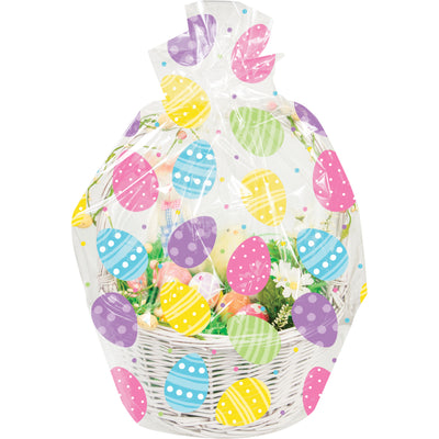 Easter Egg Cello Basket Bag