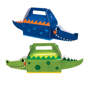 3D ALLIGATOR PARTY FAVOR BOX 4 CT. 
