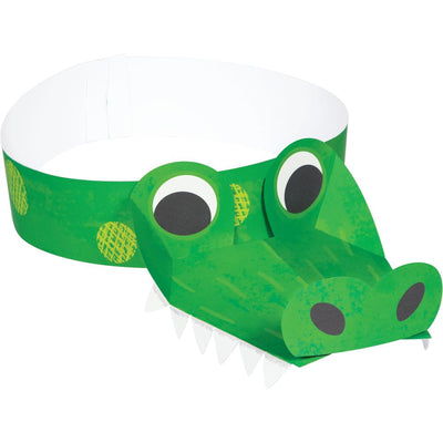 ALLIGATOR PARTY CHILD HEADBAND 8 CT. 