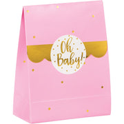 PINK OH BABY FAVOR BAG 8 CT