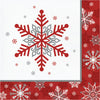 Winter Snowflakes Lunch Napkins 16 ct.