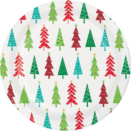 Fun Trees Dessert Plates 8 ct. 