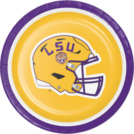 LSU 7 IN PAPER PLATE 8 CT