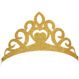 PRINCESS GLITTER TIARAS 8CT
