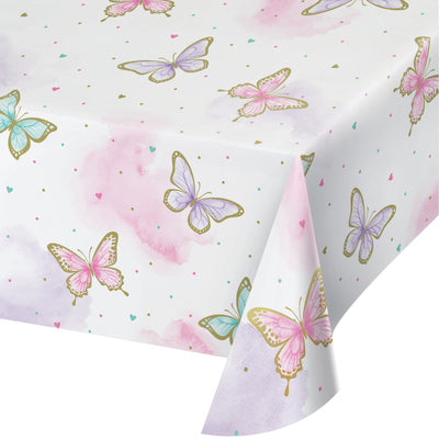 Butterfly Shimmer  Paper Tablecover 54