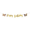 Butterfly Shimmer Foil Letter Ribbon Banner