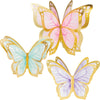 Butterfly Shimmer Foil  3D Centerpiece 3 ct.