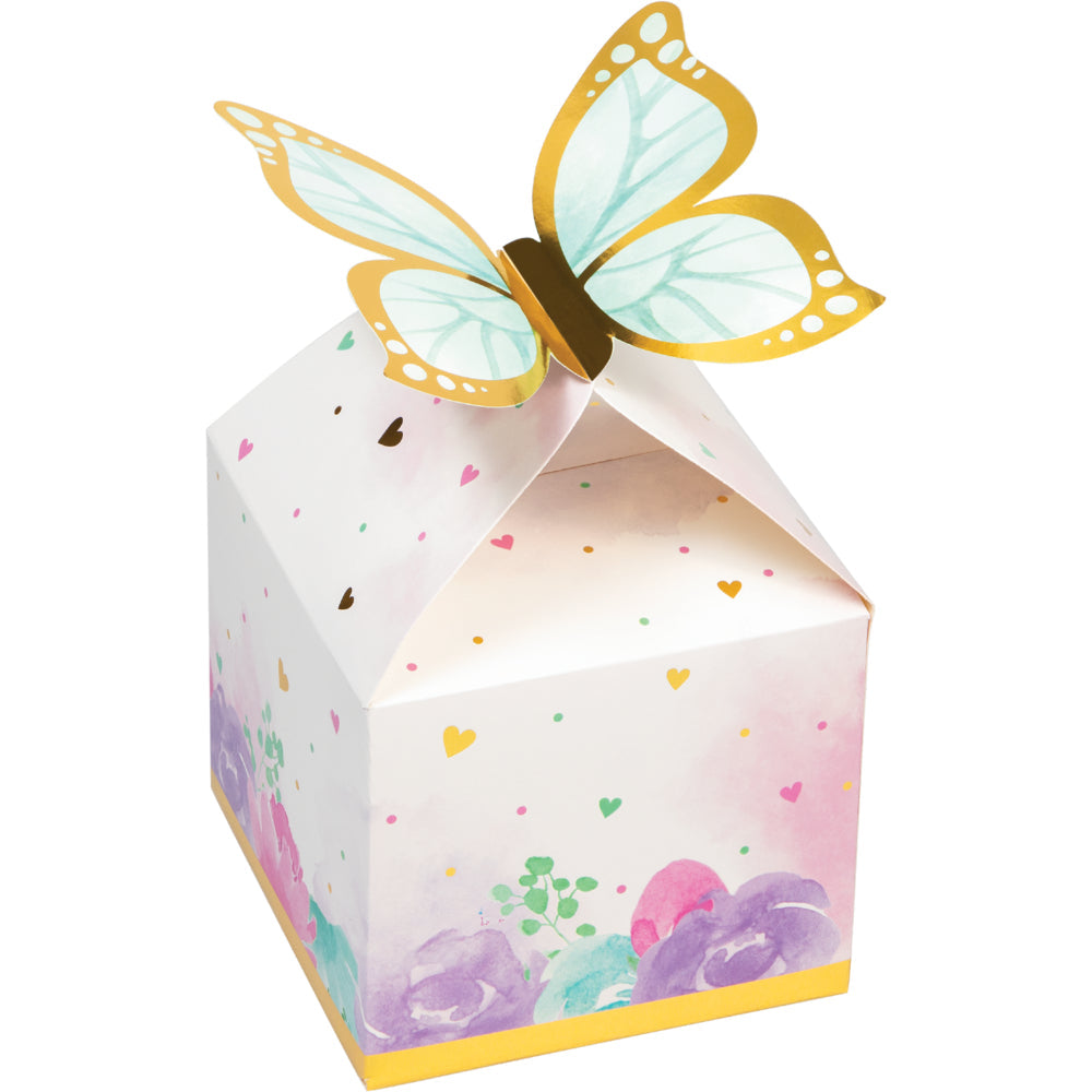 Butterfly Shimmer Favor Box  8 ct.