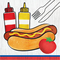 Barbecue Time Lunch Napkins 16 ct.