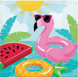 Pool Floats Beverage Napkins 16 ct.