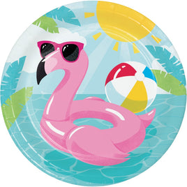 Pool Floats Dessert Paper Plates 8 ct.
