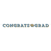 Glittering Grad Shaped Banner 1 ct.