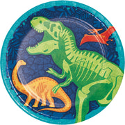 9" Dino Dig Paper Plates 8 ct.