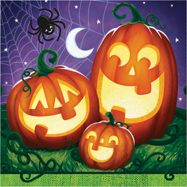 Smiling Pumpkins Lunch Napkins 16 ct.