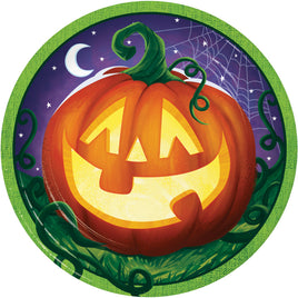 7" Smiling Pumpkins Dessert Plates 8 ct.