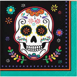 Dia De Muertos Beverage Napkins 16 ct.