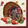 Thanksgiving Turkey Lunch Napkins 16 ct.