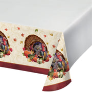 Thanksgiving Turkey Paper Tablecover 54"X102"  1 ct.