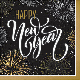 Elegant New Year Lunch Napkins 16 ct.
