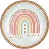 9in. Boho Rainbow Paper Lunch Plates 8 ct.