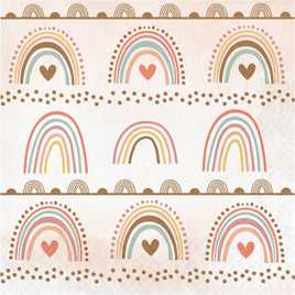 Boho Rainbow Lunch Napkins 16 ct.