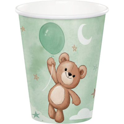9OZ. TEDDY BEAR PAPER CUPS 8 CT.