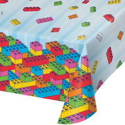 Block Bash All Over Print Paper Table Cover 54" X 96"   1 ct.