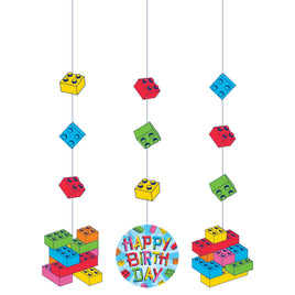 Block Bash Hanging Cutouts 3 ct.