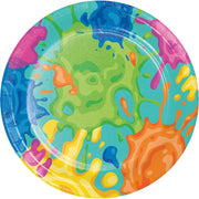 7" Splater Paper Plates 8 ct.