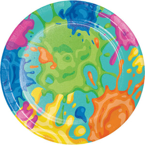 7" Splater Paper Plates 8 ct.