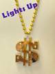 LED Lighted Dollar Necklace