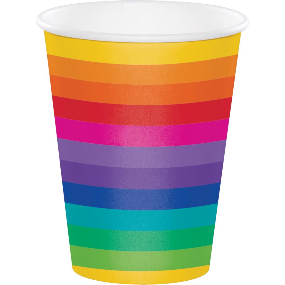 12 oz. Rainbow Cups  8 ct. 