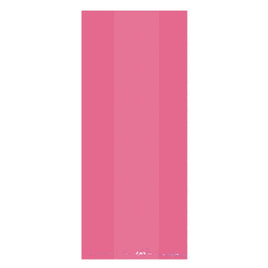 BRIGHT PINK SMALL CELLO PARTY BAGS  25 CT. 