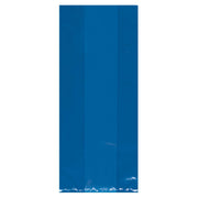 BRIGHT ROYAL BLUE SMALL CELLO PARTY BAGS  25 CT. 