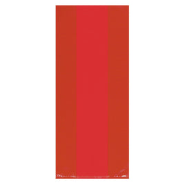 APPLY RED SMALL CELLO PARTY BAGS  25 CT. 