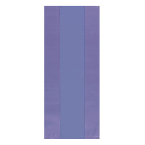 PURPLE LARGE CELLO PARTY BAGS  25 CT. 