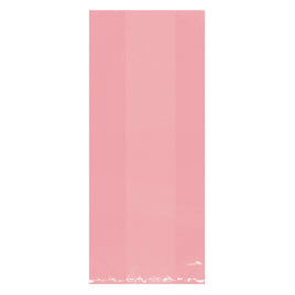 PINK LARGE CELLO PARTY BAGS  25 CT. 