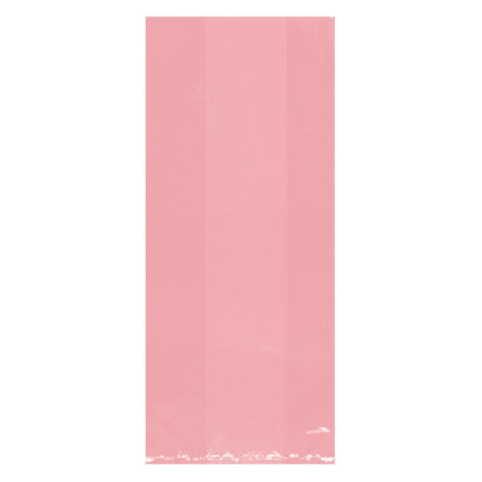PINK LARGE CELLO PARTY BAGS  25 CT. 