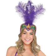 Mardi Gras Over The Top Carnival Headband