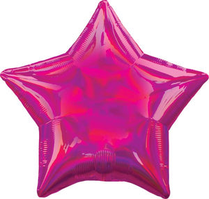 19" Iridescent Magenta Star