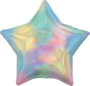 19in. Iridescent Pastel Rainbow Star