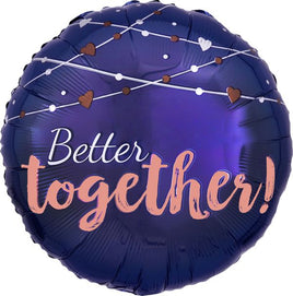 17" Navy Wedding Foil Balloon