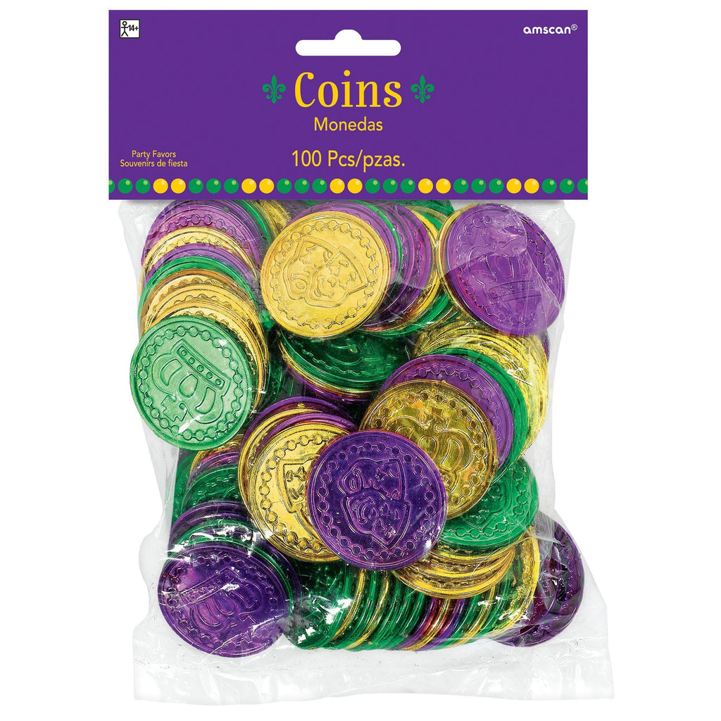 Mardi Gras Coins  100 pcs.